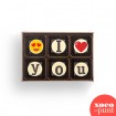 "I love you" - Bombones con mensaje - 6ud