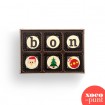 "bon" (nadal/2) - Bombones de chocolate con mensaje - 6ud