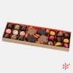 Bombons de tardor, fulles i panellets de xocolata