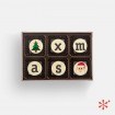 "xmas" - Bombons de xocolata amb missatge - 6ut