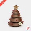 Árbol de Navidad de chocolate negro o con leche